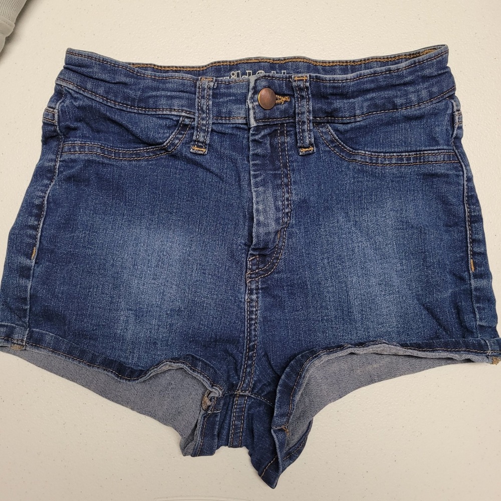 Wild Fable Girls Denim‎ Blue Jean Cutoff Shorts Size 4 27R